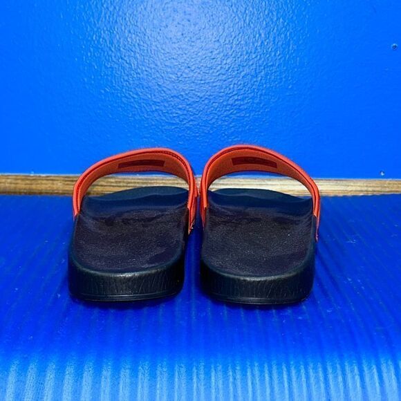 Size 11- POLO RALPH LAUREN RED BLACK NEOPRENE SLIDE SLIDES SANDALS FLIP FLOPS - Picture 6 of 7